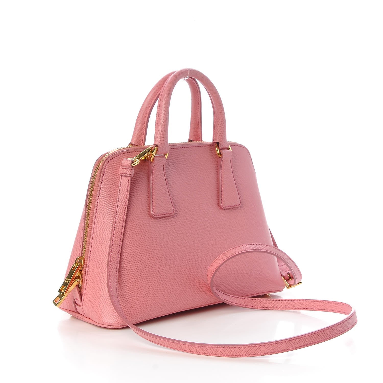 Prada Saffiano Lux Small Promenade Tote Geranio 4 of 8