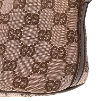 Gucci Monogram Boat Pochette Brown 13 of 15