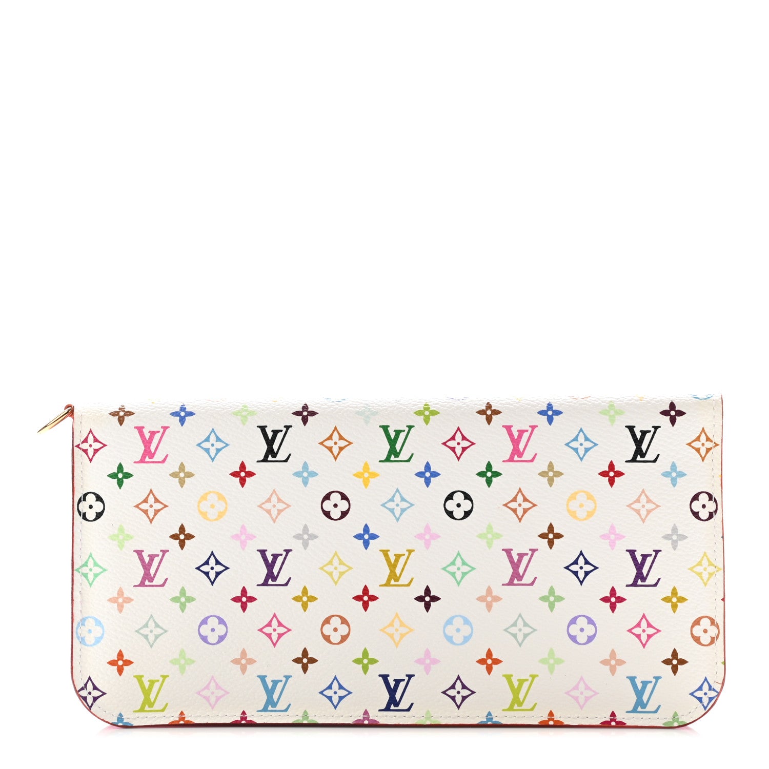 Louis Vuitton Monogram Multicolor Insolite Wallet White Litchi 1 of 9