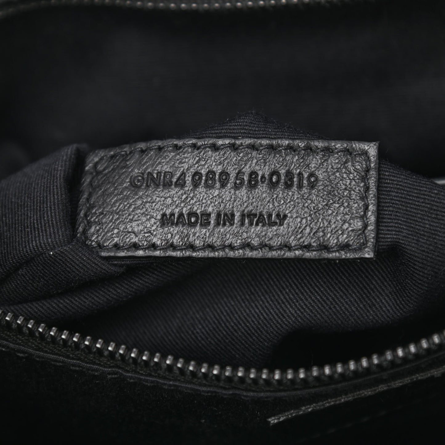 Crinkled Calfskin Matelasse Monogram Medium Niki Chain Satchel Black