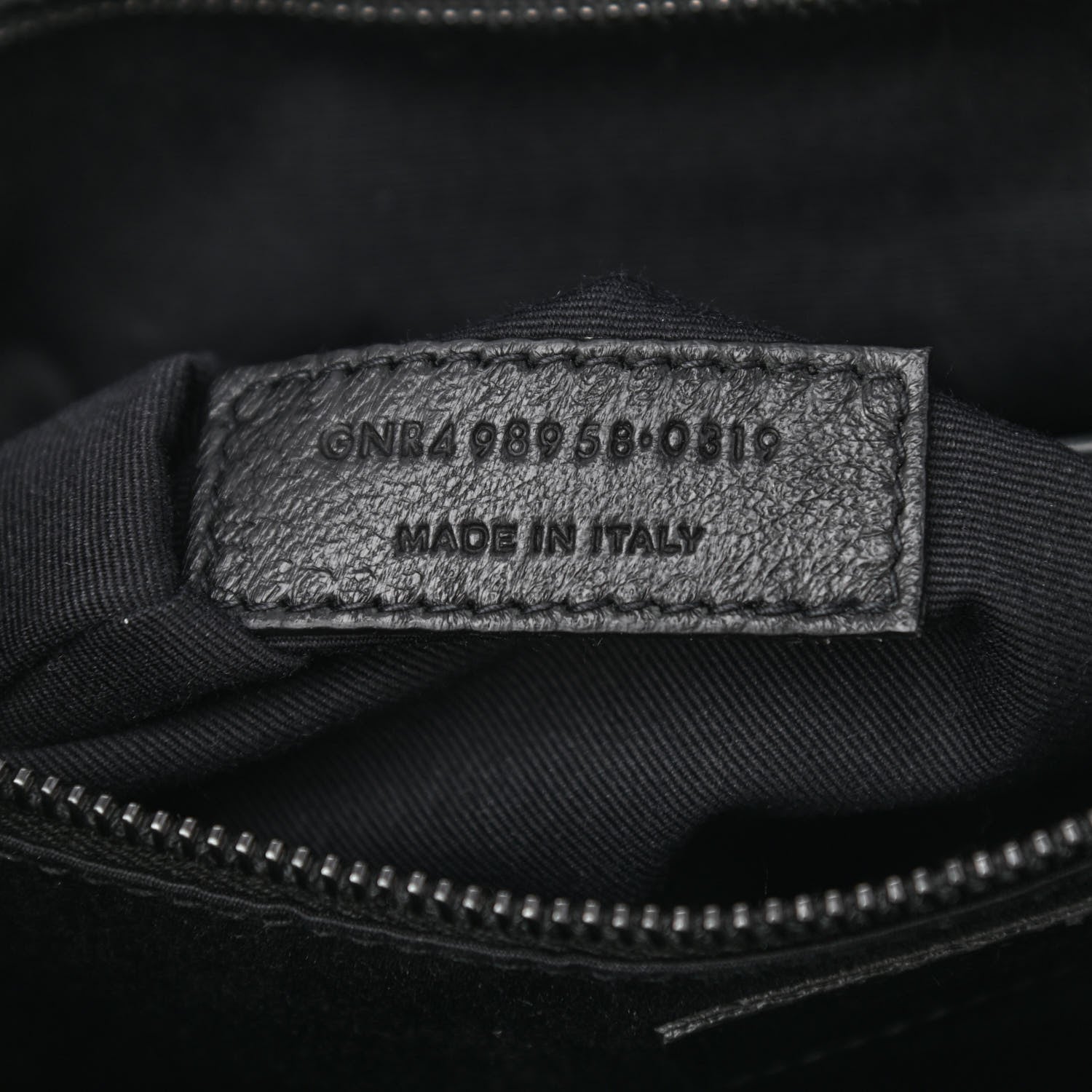 Saint Laurent Crinkled Calfskin Matelasse Monogram Medium Niki Chain Satchel Black 7 of 9