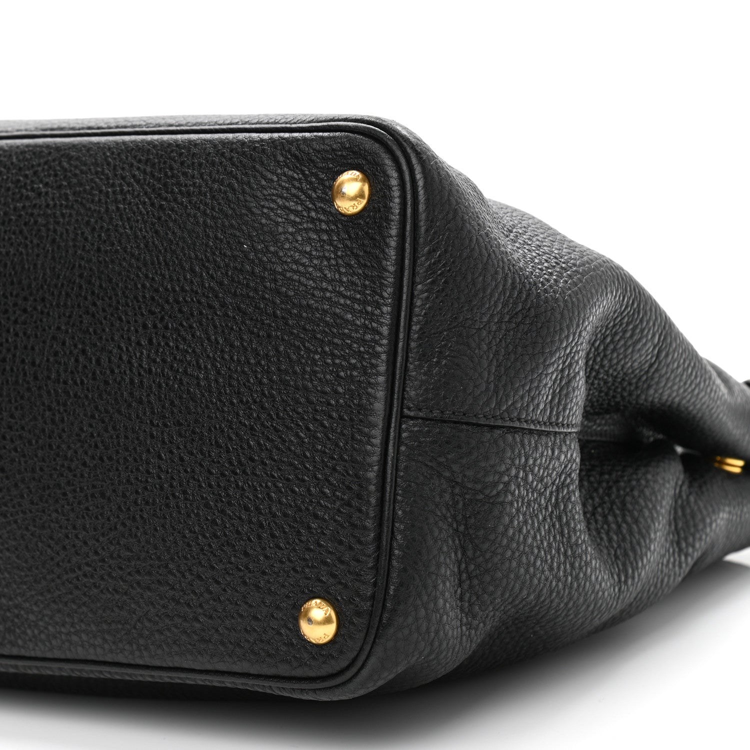Prada Vitello Daino Tote Black 12 of 14