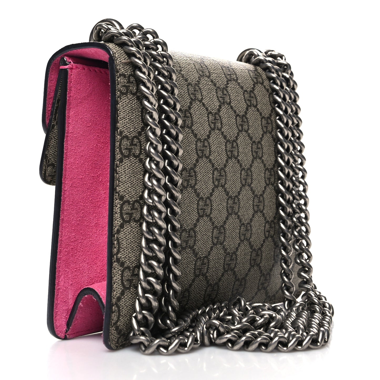 GG Supreme Monogram Mini Dionysus Shoulder Bag Pink