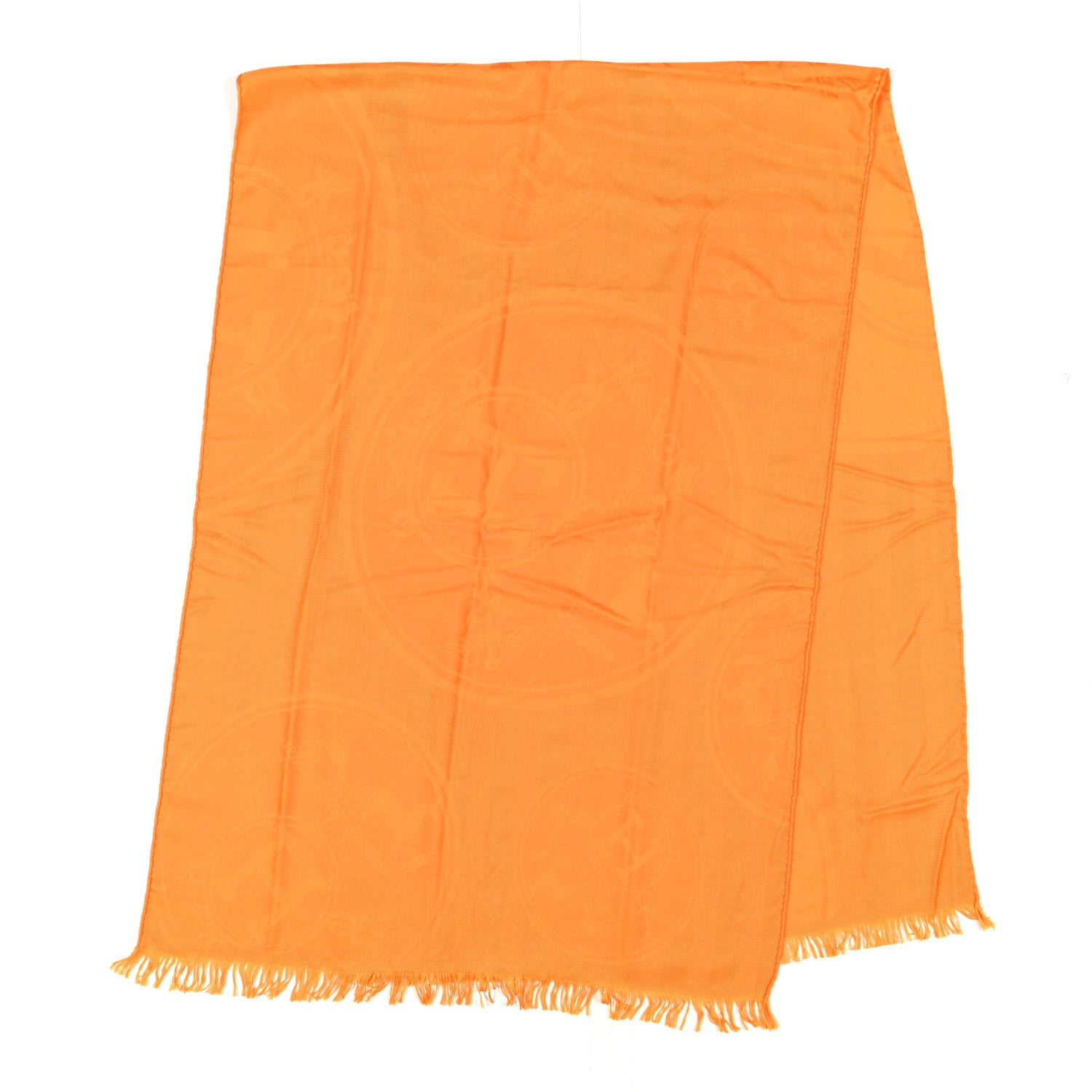 Hermes Cashmere Silk New Libris Stole 2 of 3