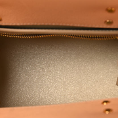 Givenchy Grained Calfskin Mini Horizon Satchel Beige 4 of 12