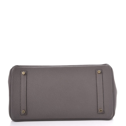 Hermes Togo Birkin 35 Etain 6 of 37