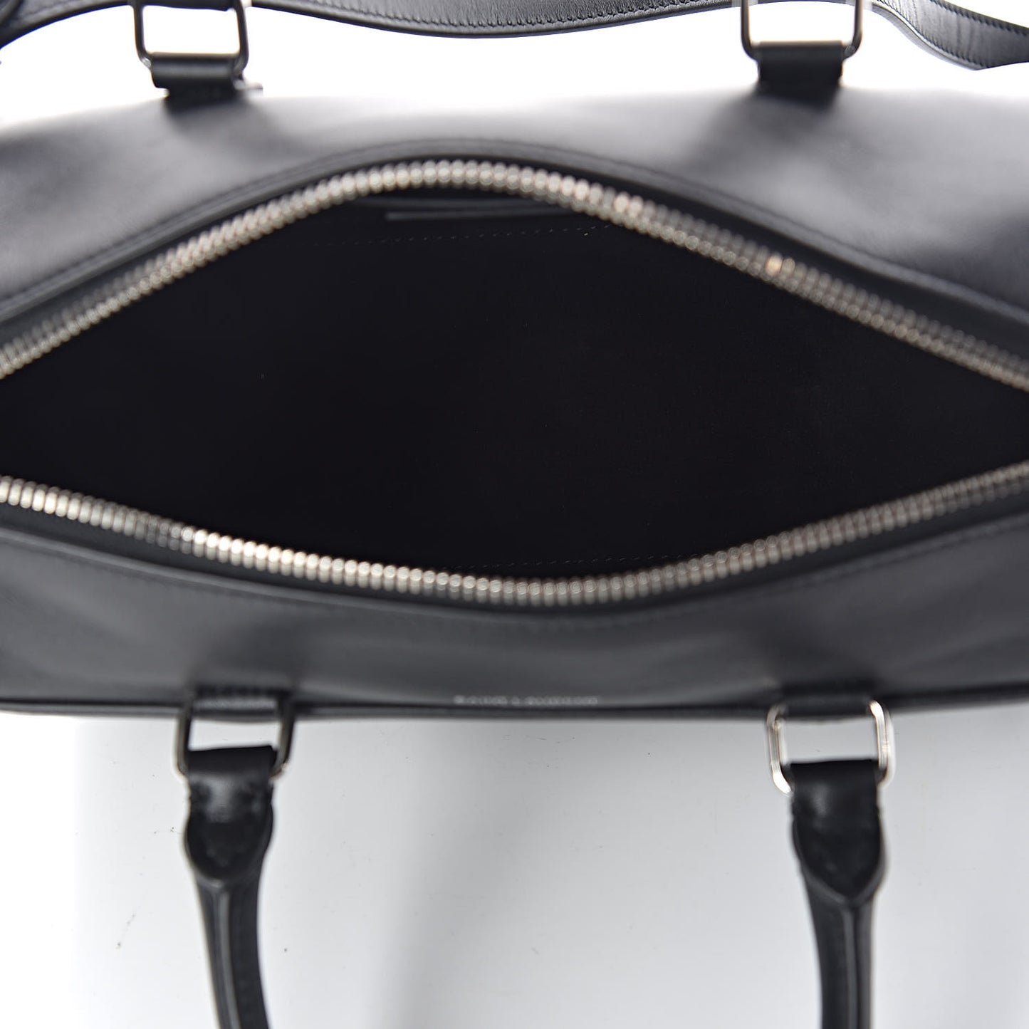 Calfskin Love Patchwork Classic Baby Duffle Black