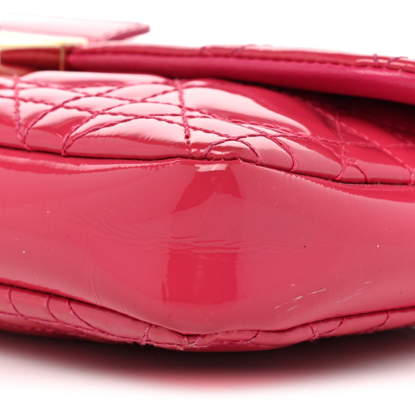 Patent Cannage New Lock Pouch Fuchsia