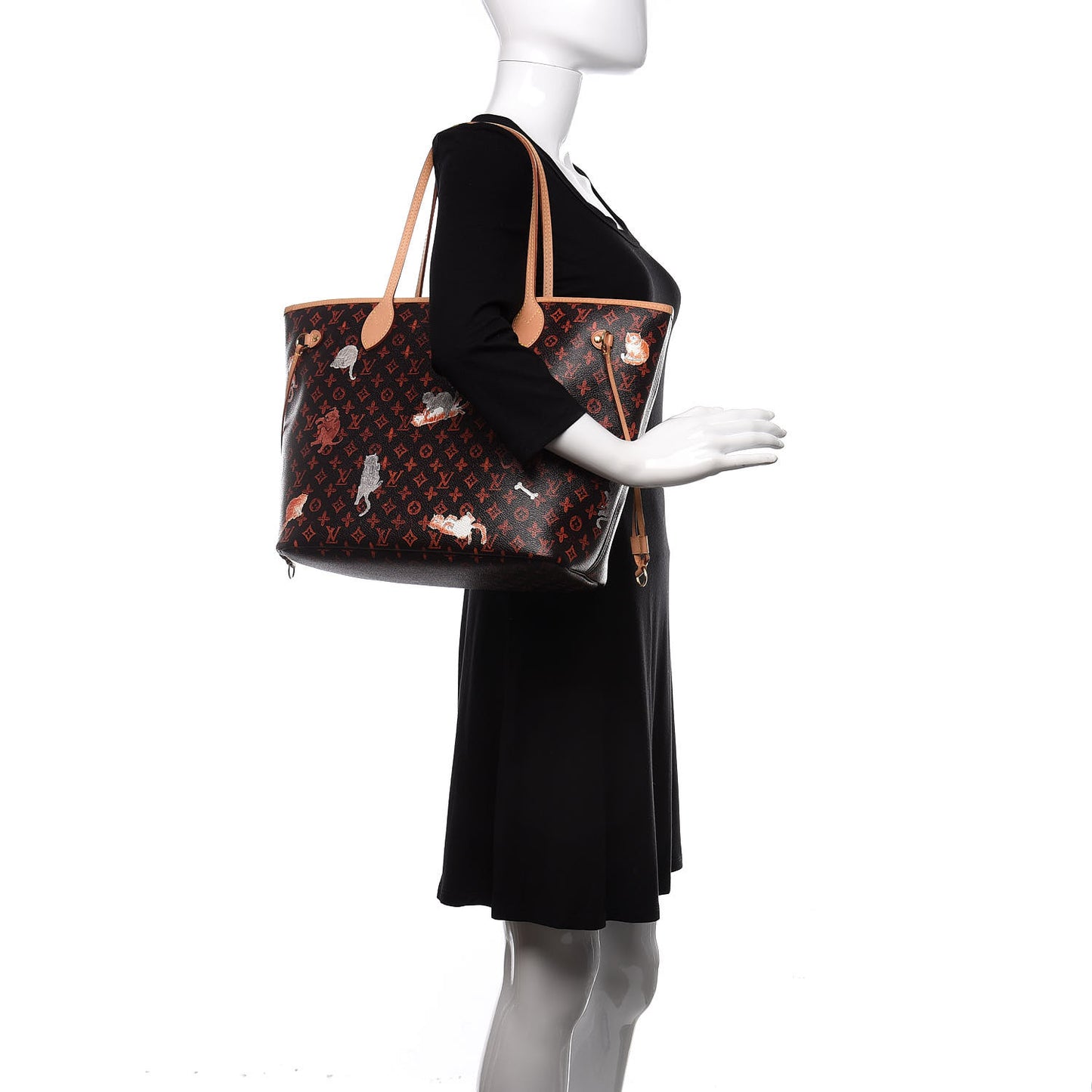 Catogram Neverfull MM Marron