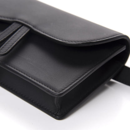 Christian Dior Ultra Matte Calfskin Saddle Belt Bag Black 7 of 11
