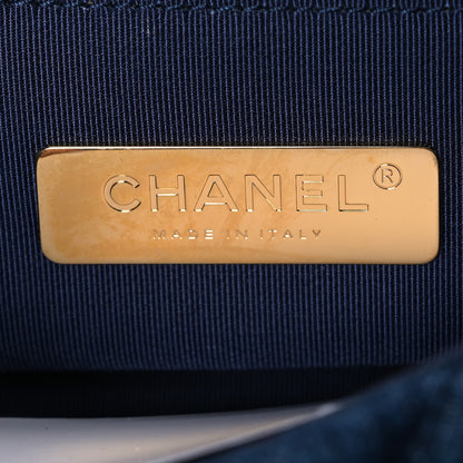 Chanel Denim Quilted Medium Chanel 19 Flap Blue 6 of 10