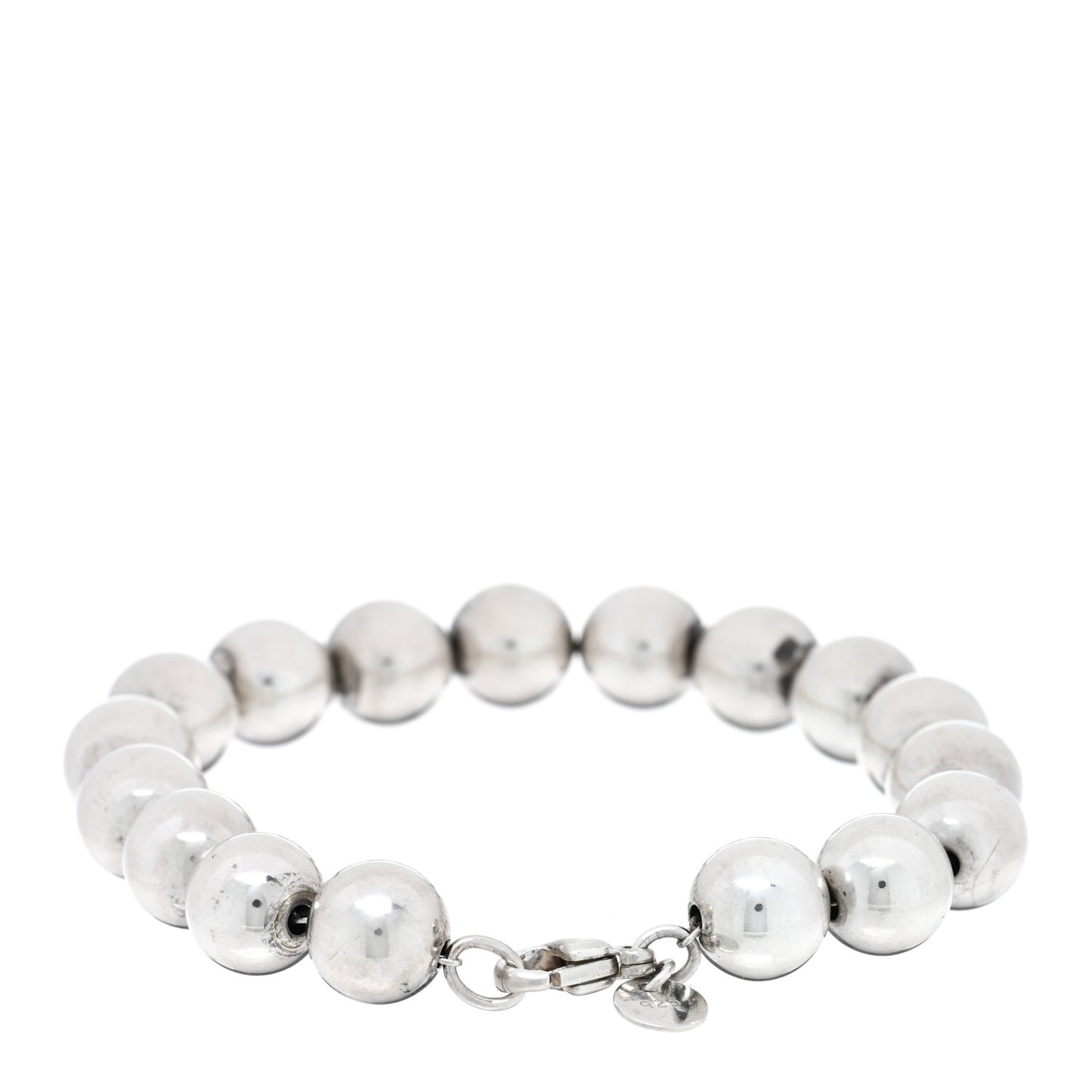 Sterling Silver 10mm Hardwear Ball Bracelet