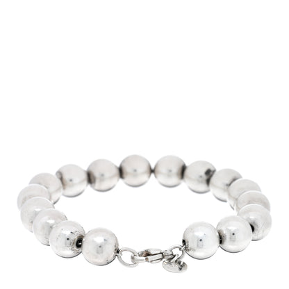 Tiffany Sterling Silver 10mm Hardwear Ball Bracelet 2 of 3