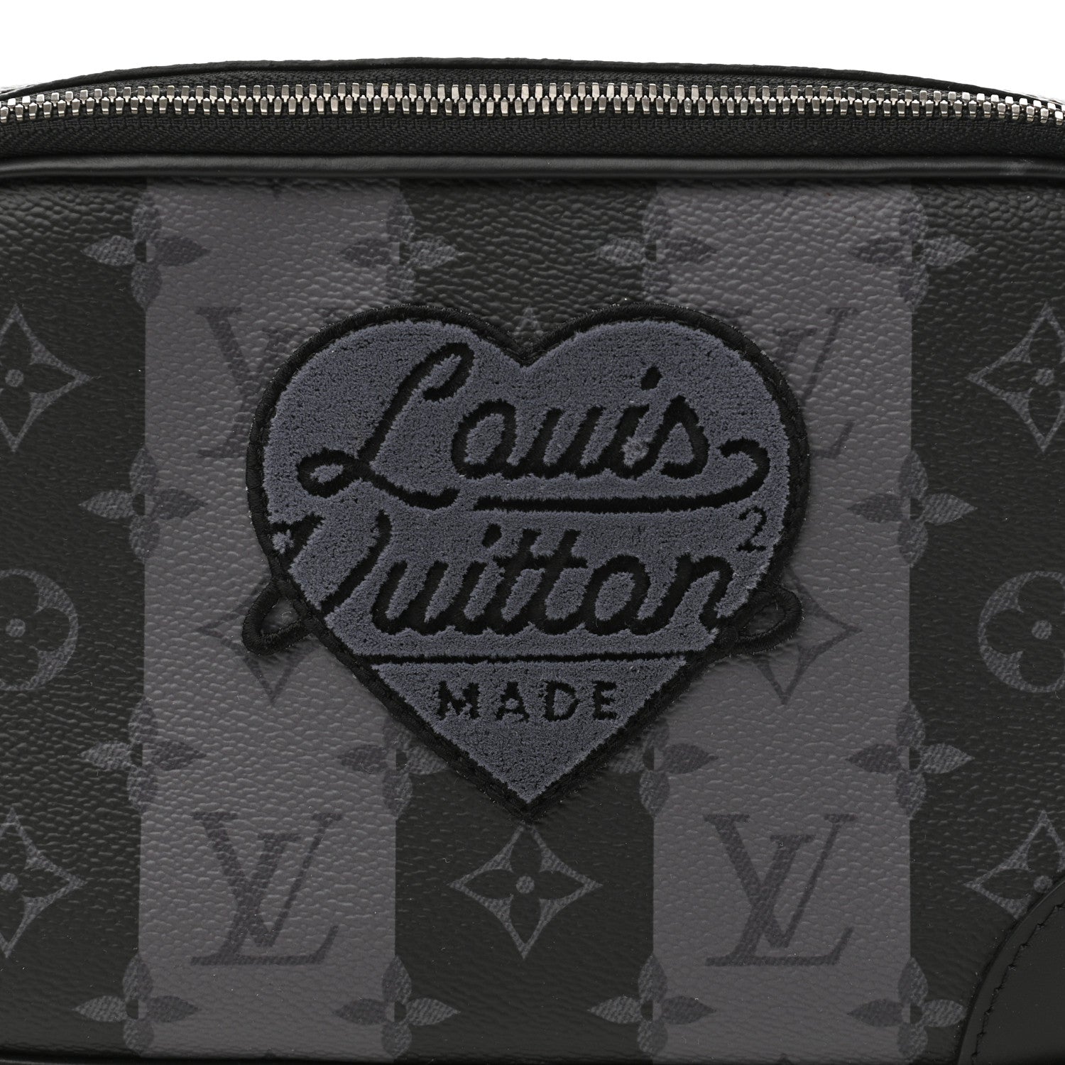 Louis Vuitton X NIGO Monogram Eclipse Stripes LV Heart Modular Sling Bag 8 of 11