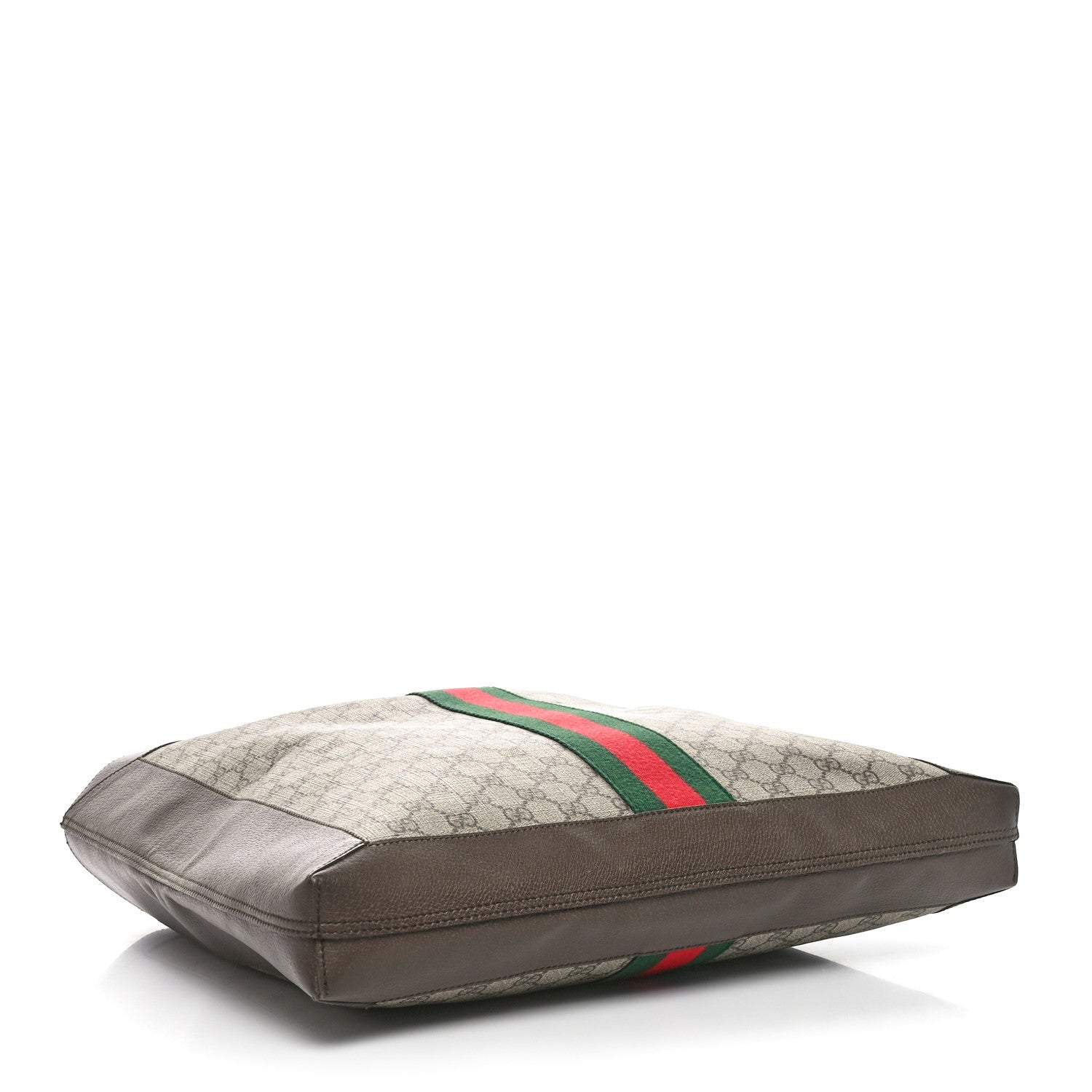 Gucci GG Supreme Monogram Web Large Ophidia Vertical Shopping Tote Brown 5 of 11