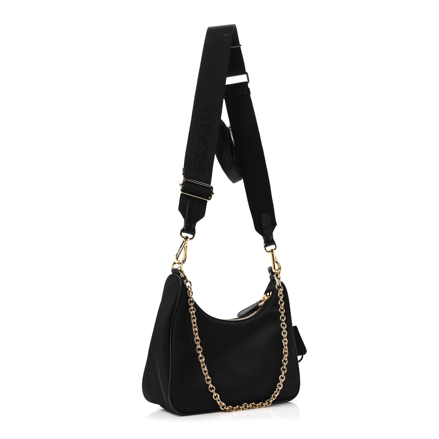 Nylon Re-Edition 2005 Shoulder Bag Black