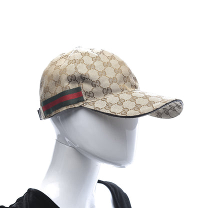 Gucci Monogram Web Baseball Hat XL Beige Cocoa 2 of 10