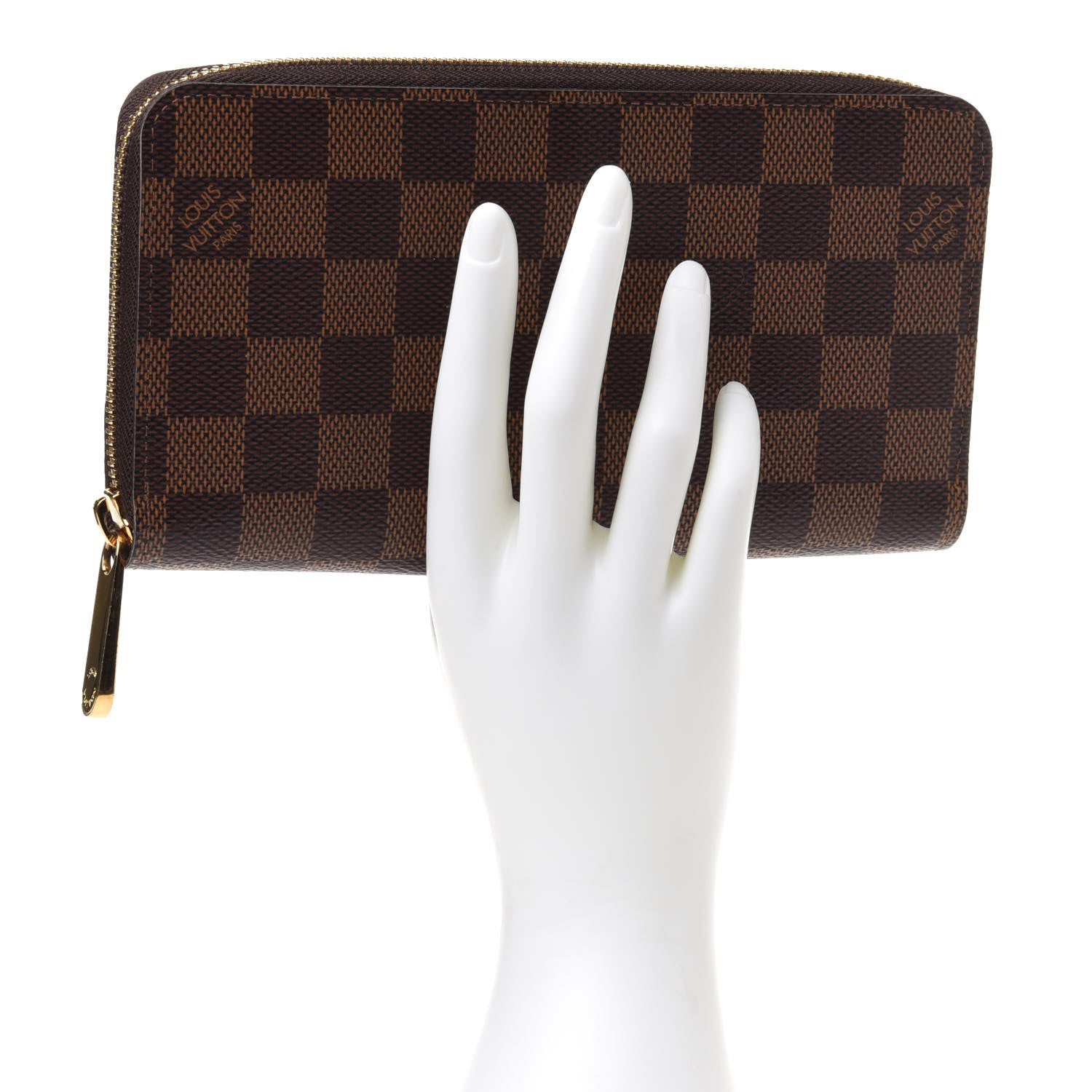 Louis Vuitton Damier Ebene Zippy Wallet 2 of 12