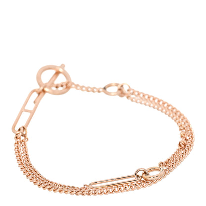 Hermes 18K Rose Gold Echappee Bracelet SH 1 of 4