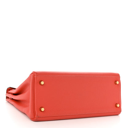 Hermes Togo Kelly Retourne 28 Rose Jaipur 4 of 12