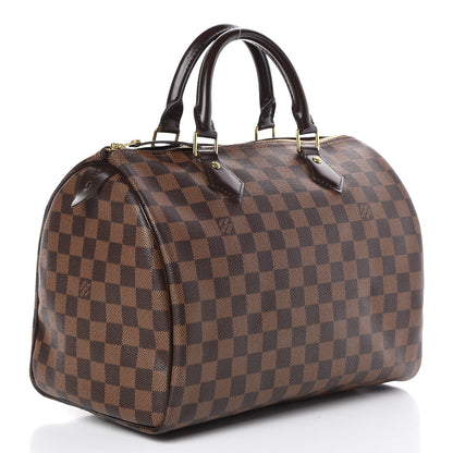 Louis Vuitton Damier Ebene Speedy 30 3 of 9
