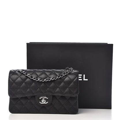 Chanel Caviar Quilted Small Double Flap Black 11 of 11