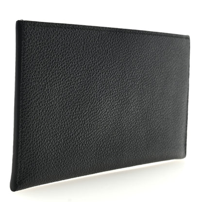 Louis Vuitton Calfskin Felicie Chain Wallet Card Holder Insert Black 3 of 6