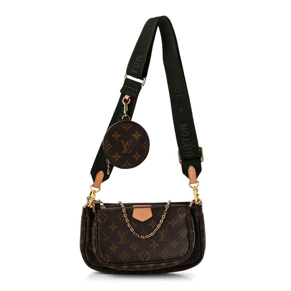 Louis Vuitton Monogram Multi Pochette Accessories Kaki 1 of 9