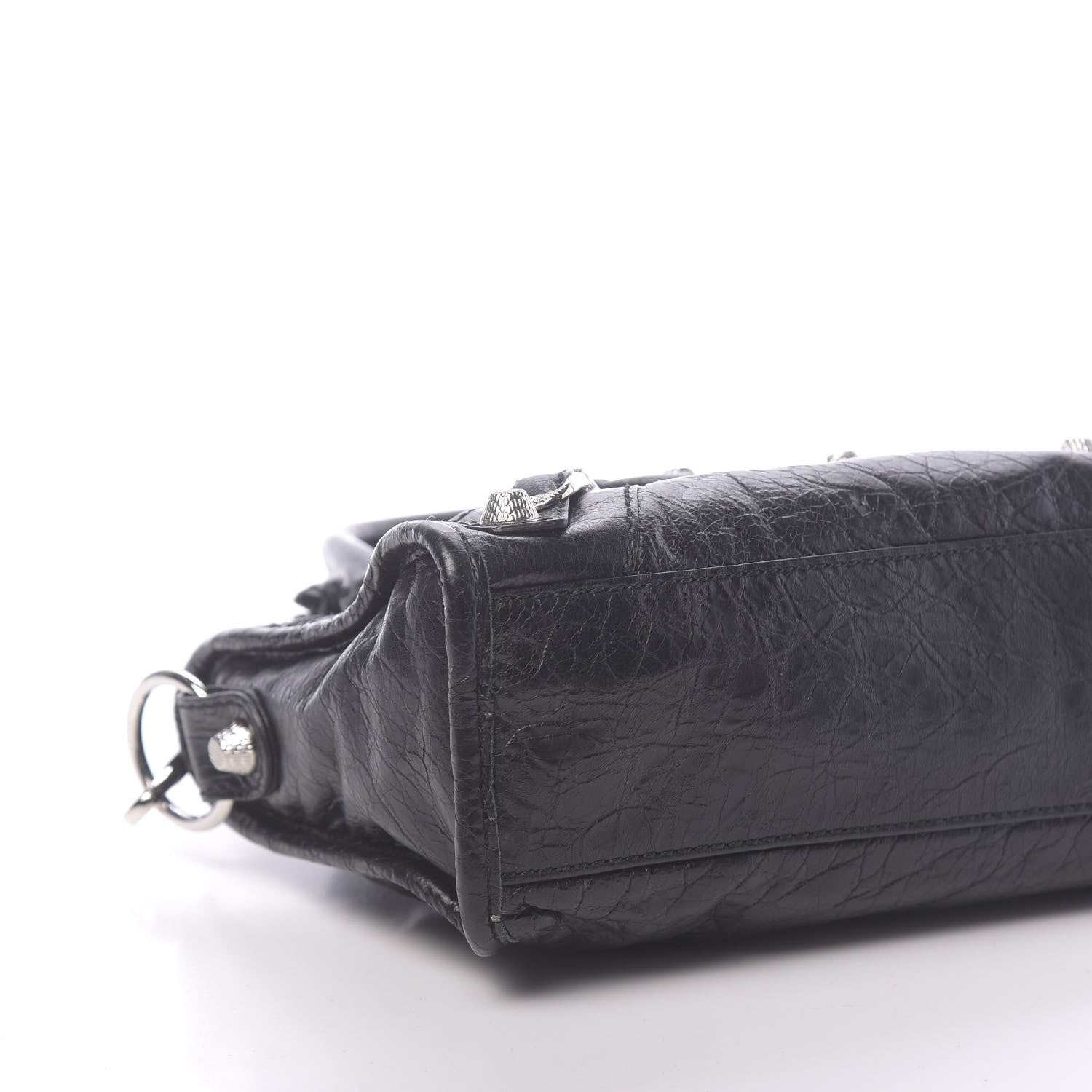 Balenciaga Agneau Giant 12 Silver Hardware Mini City Black 8 of 10