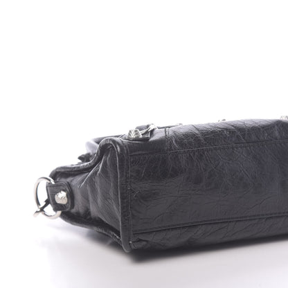 Balenciaga Agneau Giant 12 Silver Hardware Mini City Black 8 of 10