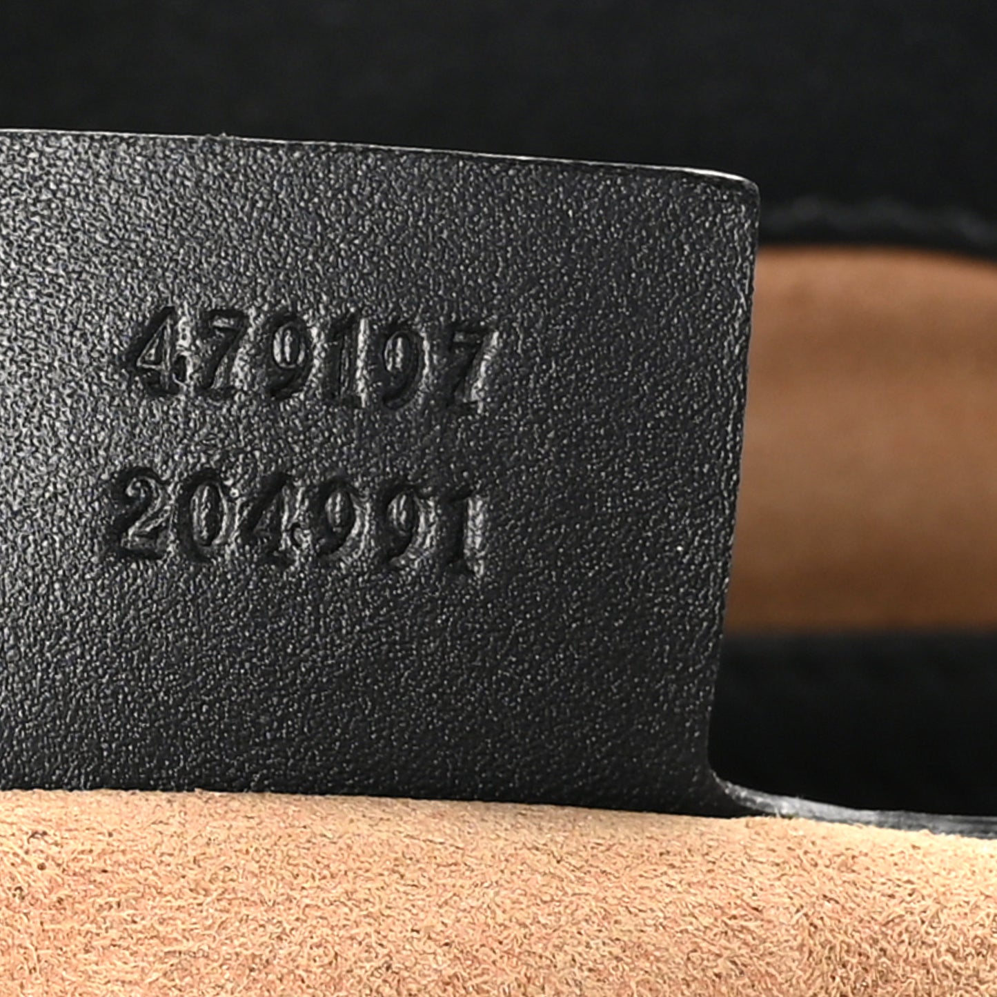 GG Supreme Monogram Medium Padlock Tote Black