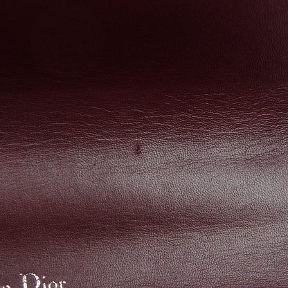 Christian Dior Lambskin Sequin Medium Diorama Flap Bag Plum 8 of 13