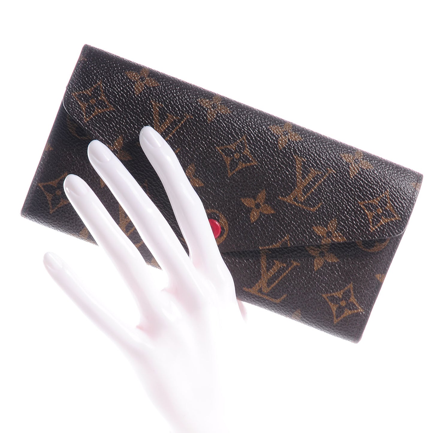 Monogram Josephine Wallet Red