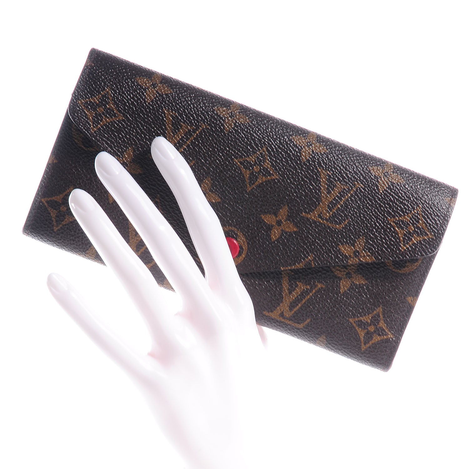 Louis Vuitton Monogram Josephine Wallet Red 2 of 8