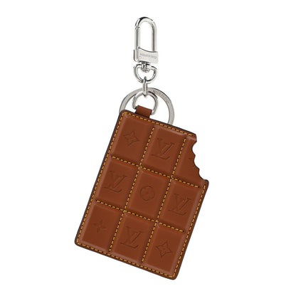 Louis Vuitton Monogram LV Chocolate Bar Bag Charm Key Holder 1 of 5