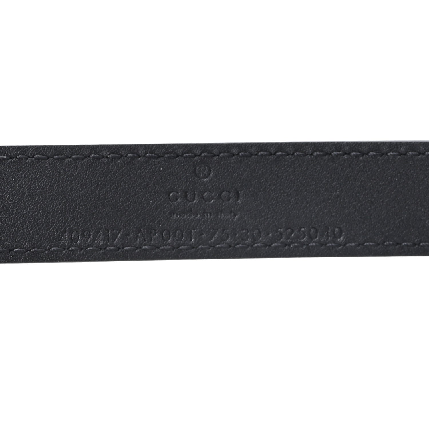 Gucci Calfskin Double G 20mm Belt 75 30 Black 75/30 Black 3 of 4