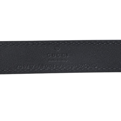 Gucci Calfskin Double G 20mm Belt 75 30 Black 75/30 Black 3 of 4