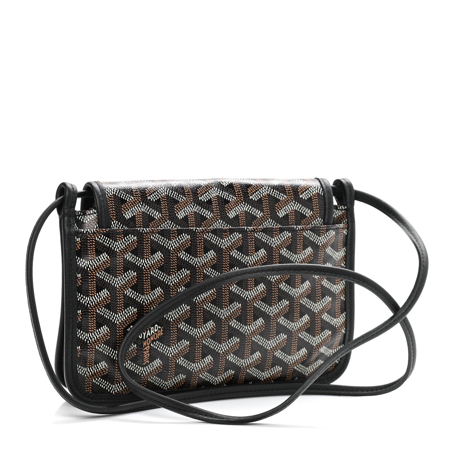 Goyardine Plumet Wallet Clutch Black