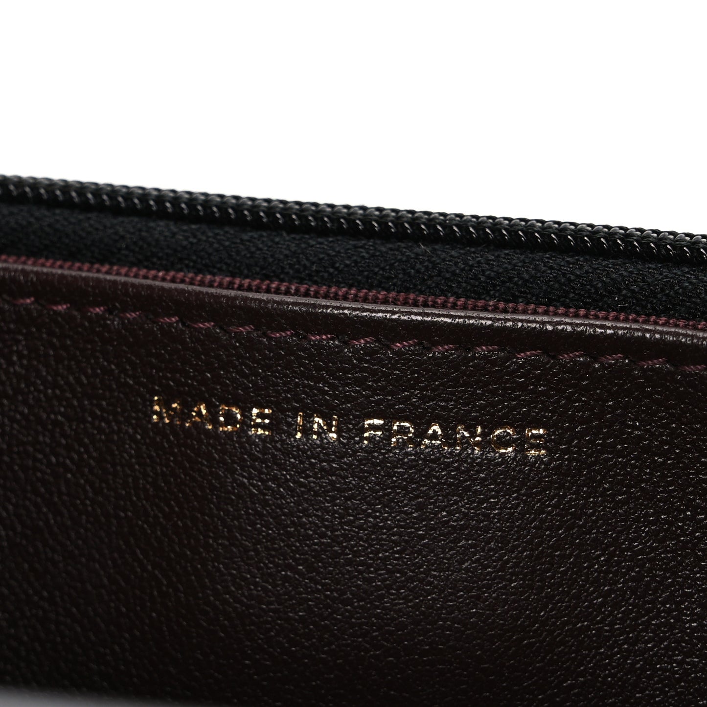 Lambskin Quilted Wallet On Chain WOC Black