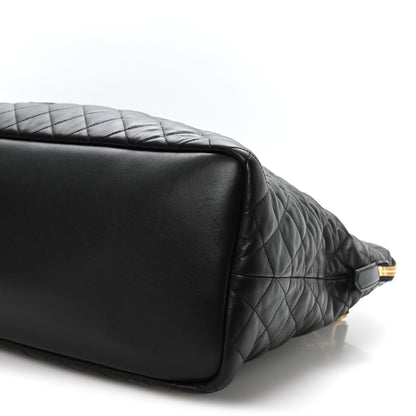 Saint Laurent Calfskin Quilted ES Giant Travel Bag Black 9 of 9