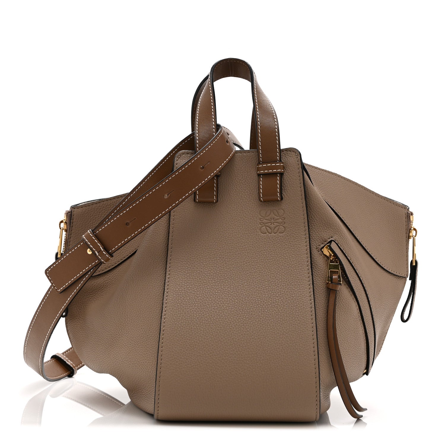 Loewe Calfskin Small Hammock Shoulder Bag Sand Mink 1 of 10