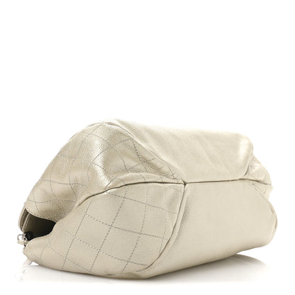 Chanel Caviar Quilted Timeless CC Bowler Bag White 4 of 12