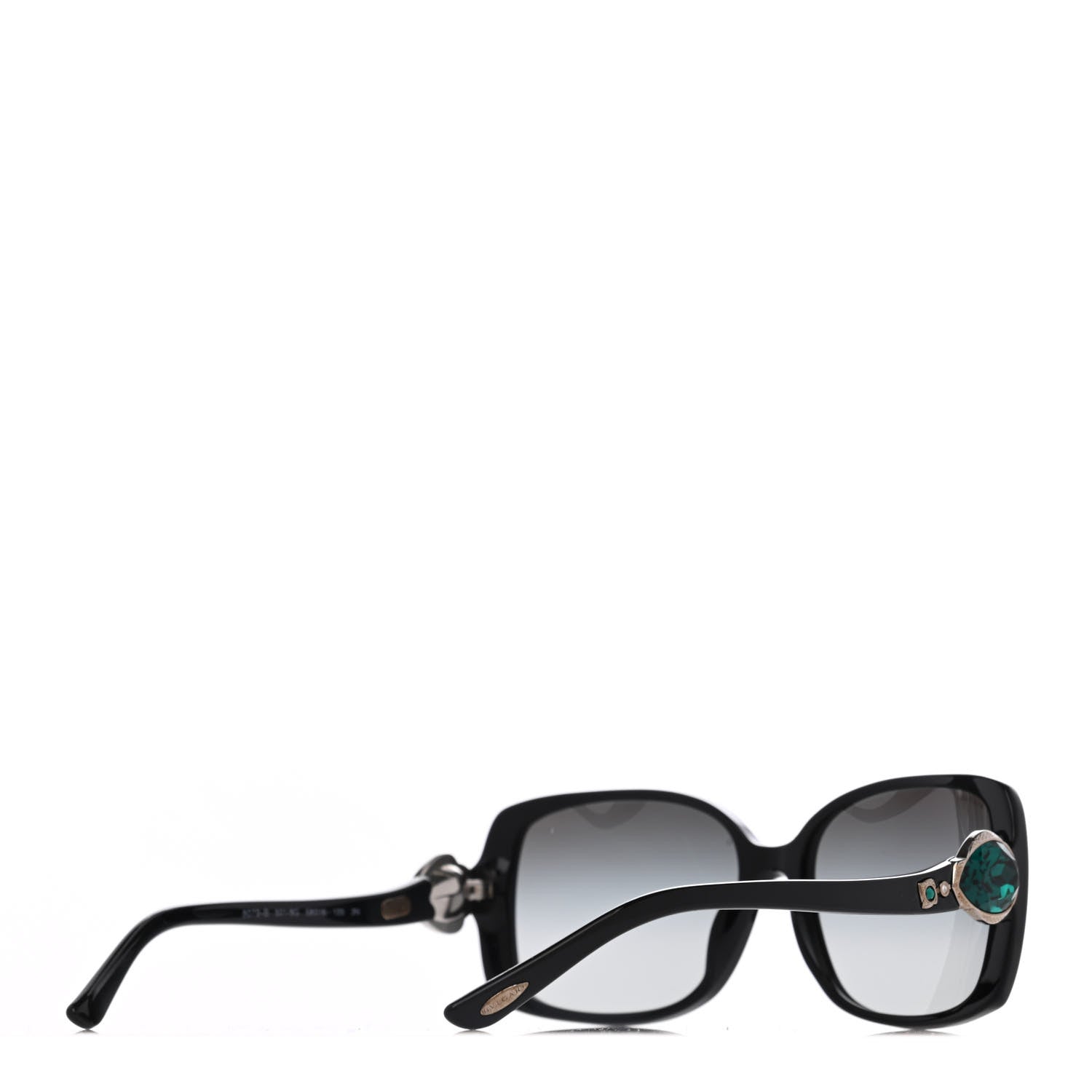 Bulgari BVLGARI Swarovski Gem 8079-B Sunglasses Black 4 of 7