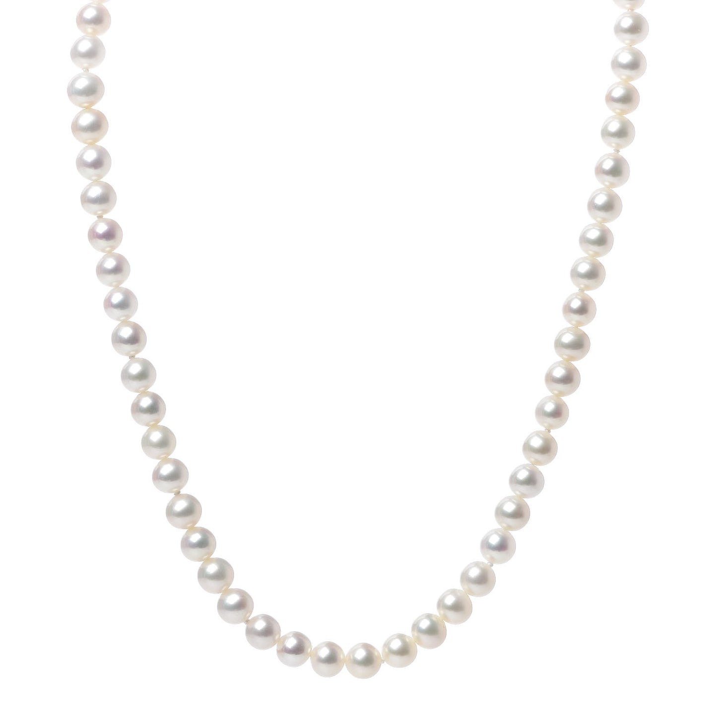 Sterling Silver Freshwater Pearl 6-7mm Ziegfeld Necklace