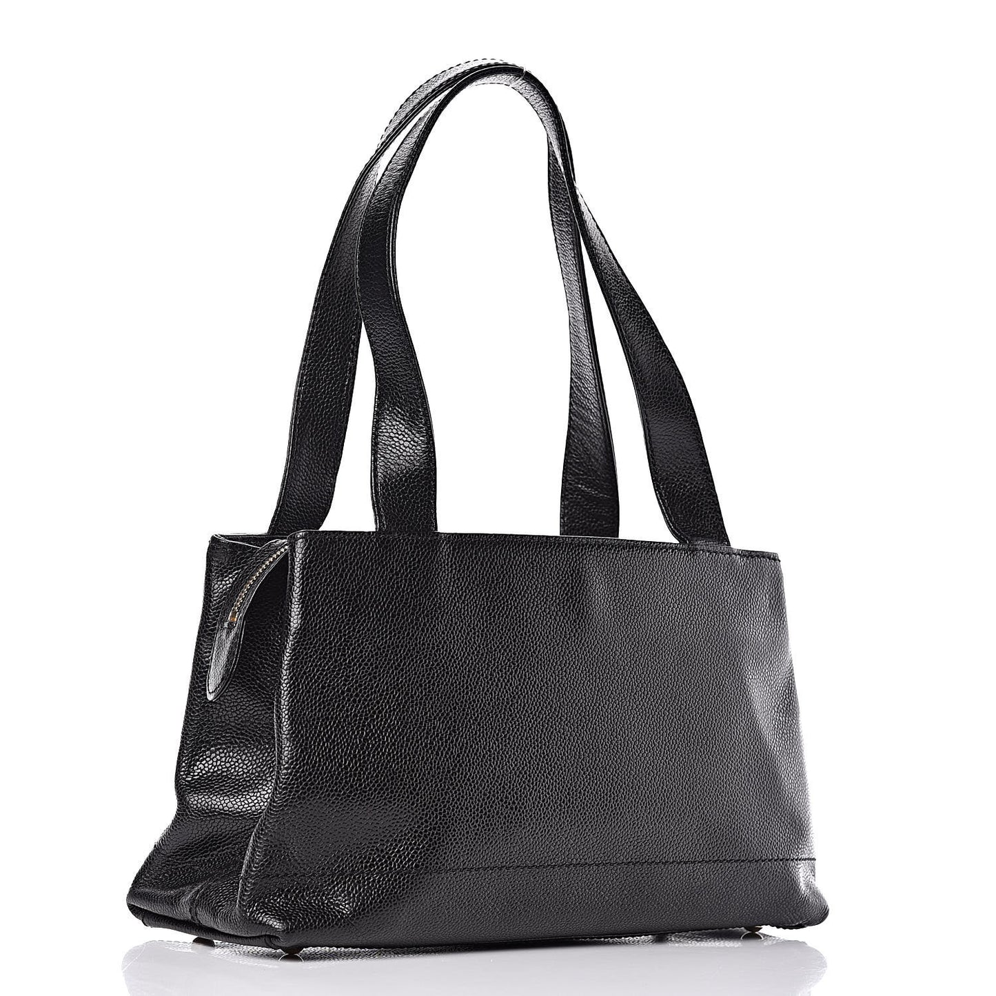 Caviar CC Shoulder Bag Black