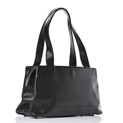 Chanel Caviar CC Shoulder Bag Black 3 of 10