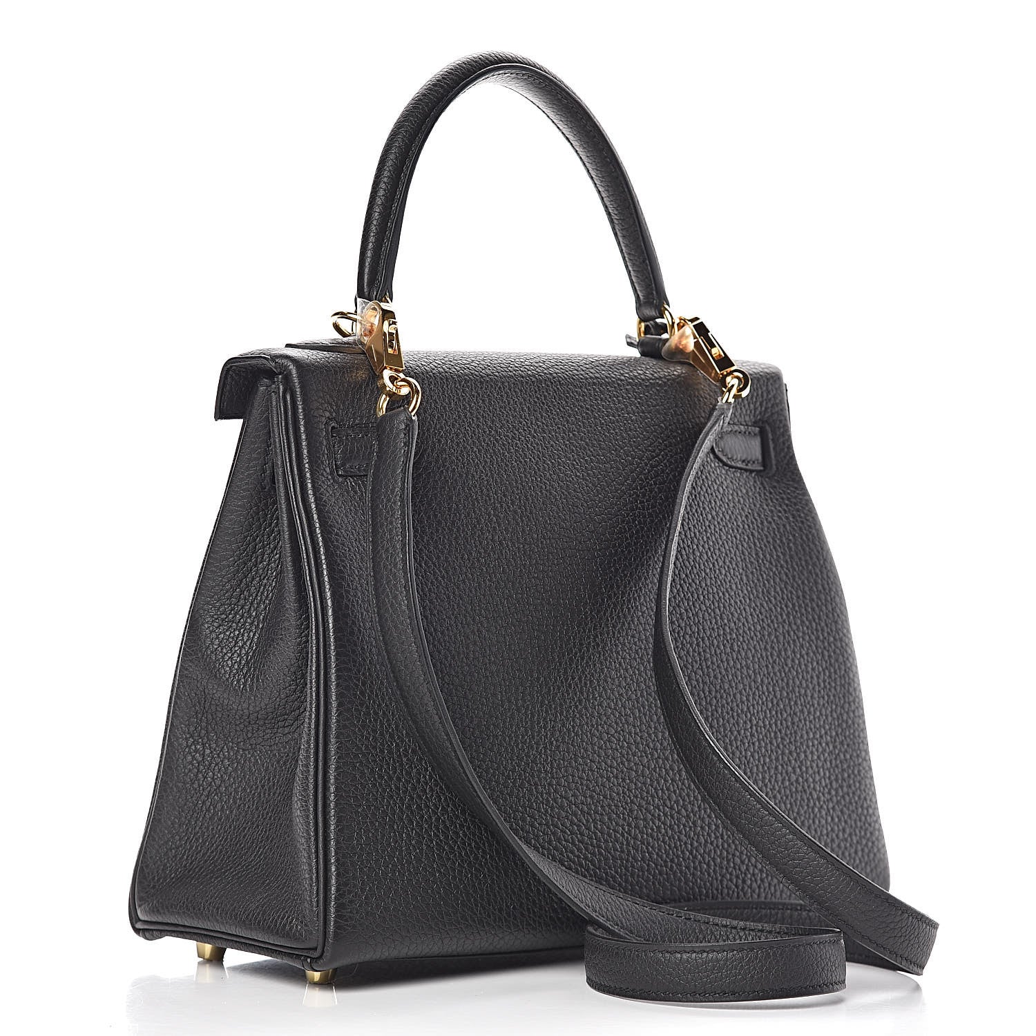 Hermes Togo Kelly Retourne 25 Black 3 of 42