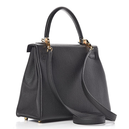 Hermes Togo Kelly Retourne 25 Black 3 of 42