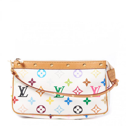 Louis Vuitton Monogram Multicolor Pochette Accessories White 1 of 7
