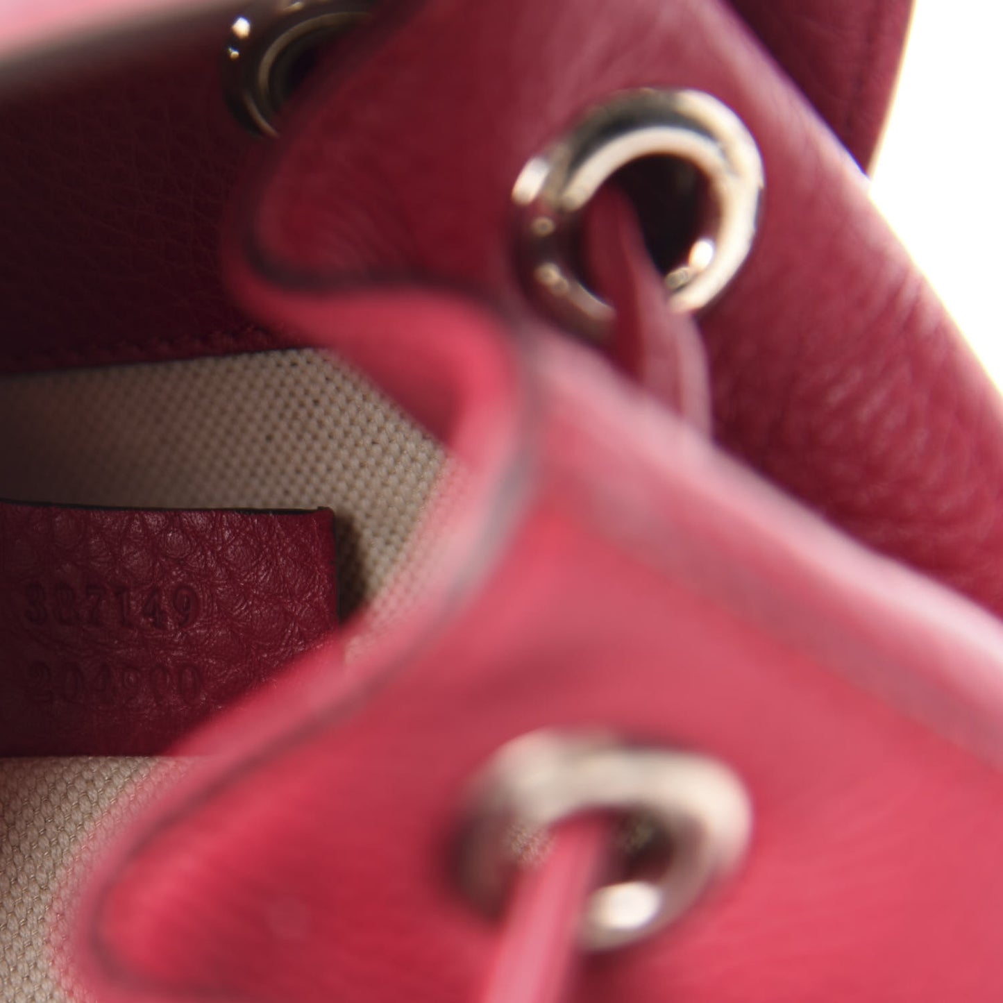 Cellarius Calfskin Small Bamboo Backpack Petunia